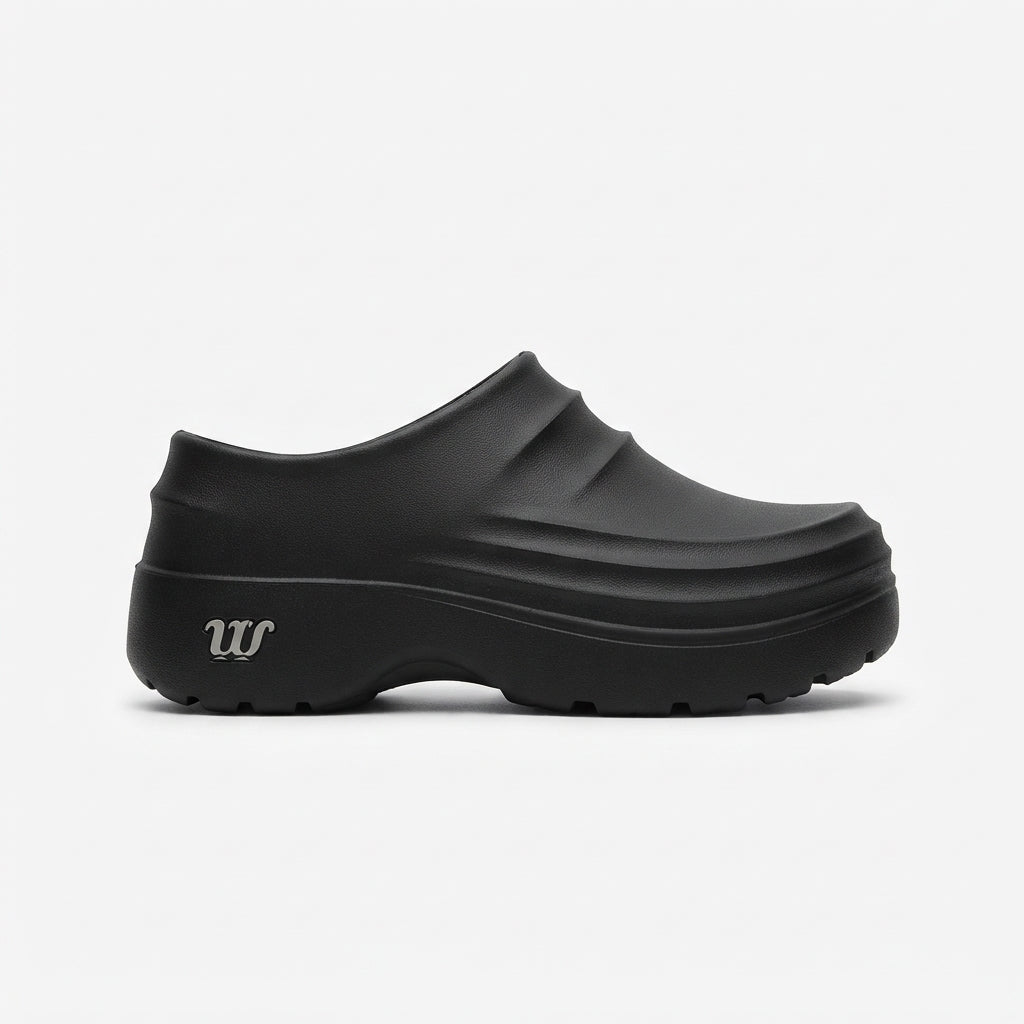 Waterproof Platform Clogs, Gel Insole Wide Fit Sole