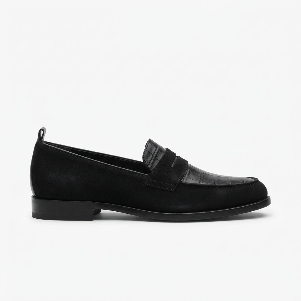 Penny Loafers with Cushioned Insole, Flat Slip-On Shoes