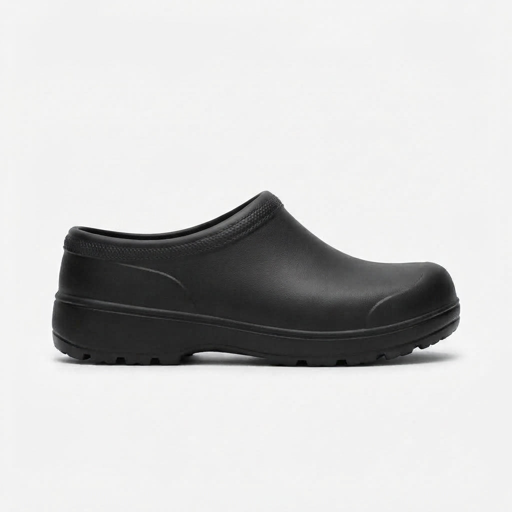 Wool-Lined Clogs, Water-Resistant Cushioned Cloud Sole