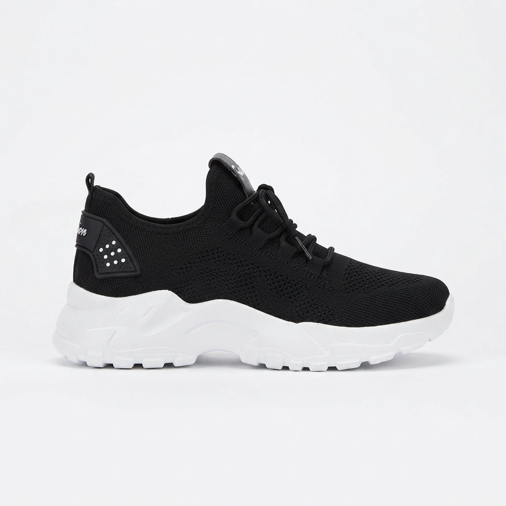 Knit Trainers with Arch Support, Wide Toe Box Comfort