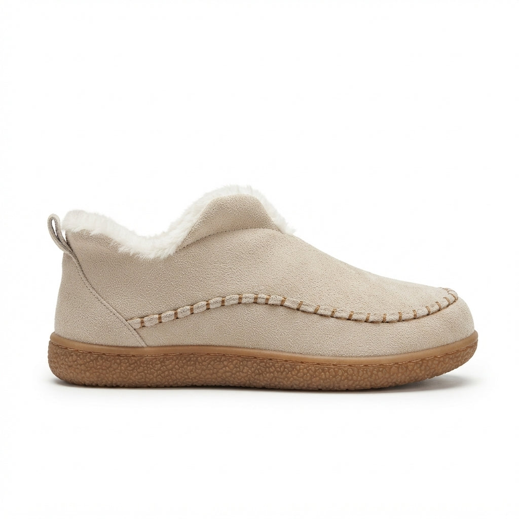 Fleece Lined Ankle Boots, Cushioned Orthopedic Comfort