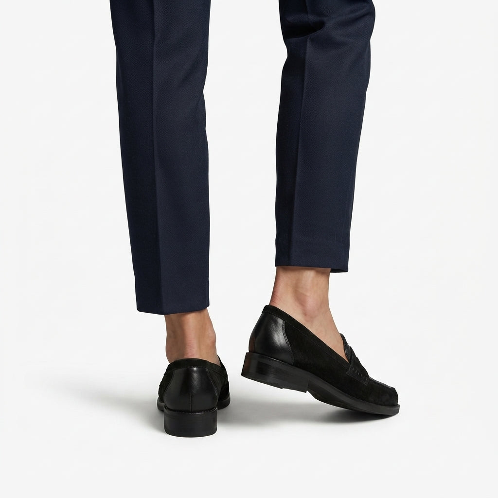 Penny Loafers with Cushioned Insole, Flat Slip-On Shoes